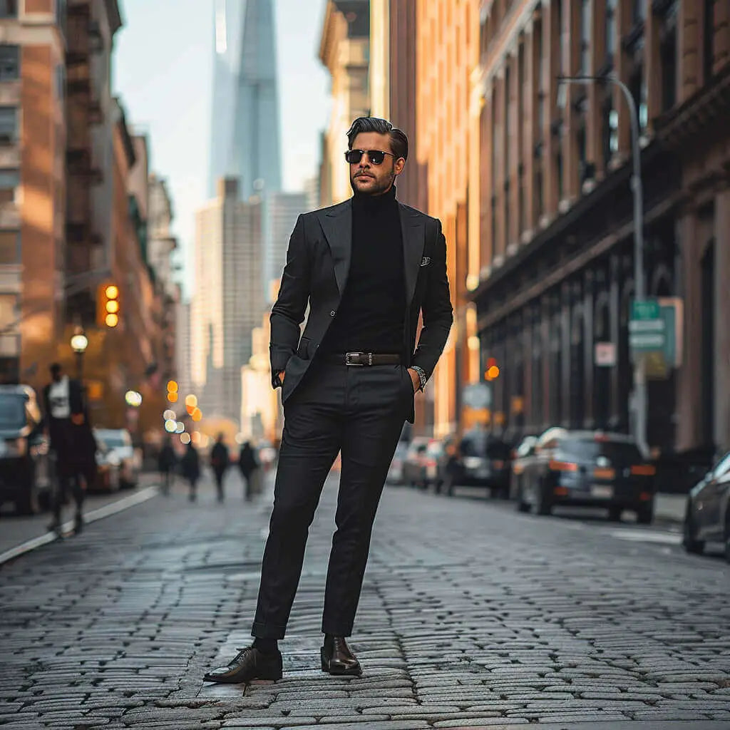 Mastering the Black Suit: A Contemporary Style Guide MENSWEARR.COM Mastering the Black Suit: A Contemporary Style Guide MENSWEARR.COM