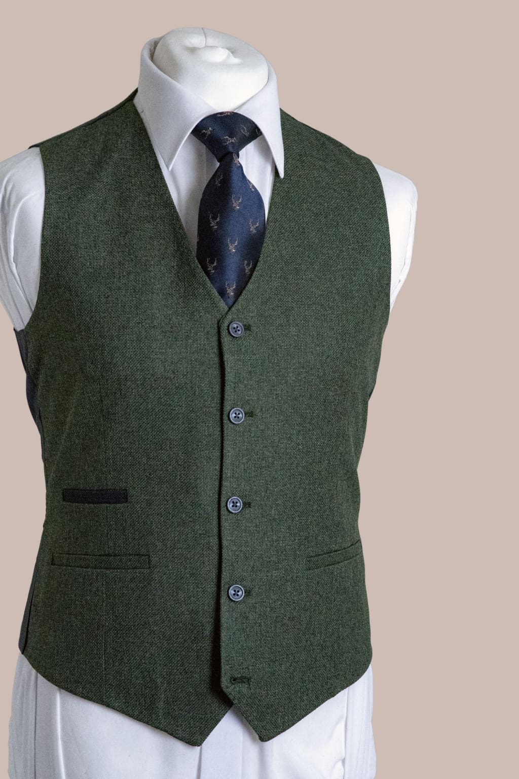 Tweed suit sale vest