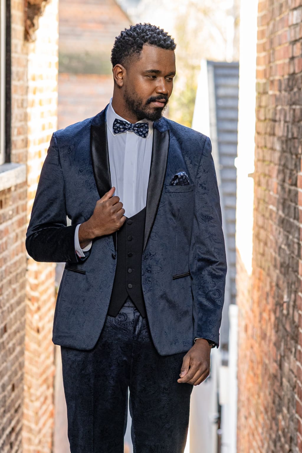 Paisley blue tux sale