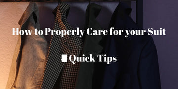 How to Take Care of Your Suits & Blazers?