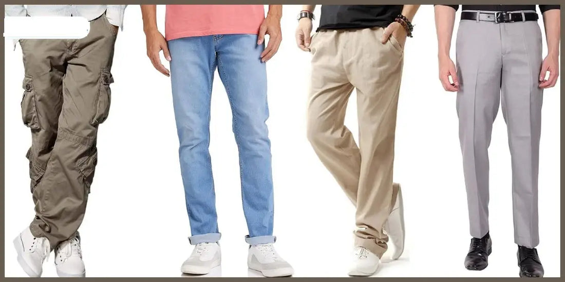 Types of Trousers for Men MENSWEARR