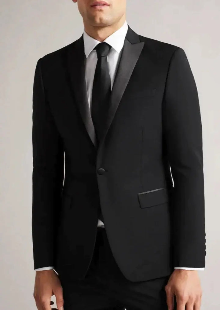 Ted Baker Ted Baker Men's Black Slim Fit Tuxedo Dinner Suit