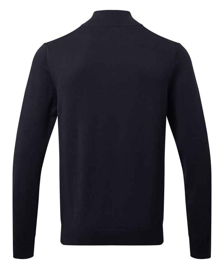 Asquith & Fox ¼ Zip Knitted Sweater - Knitwear