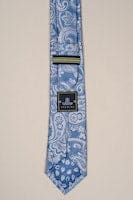 Cavani Aqua Paisley Tie Set - Accessories