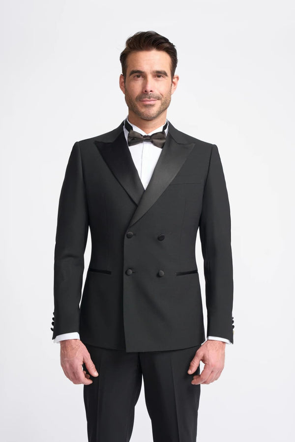 Cavani Aspen Men’s Double Breasted Tuxedo Dinner Jacket - 34R - Jackets