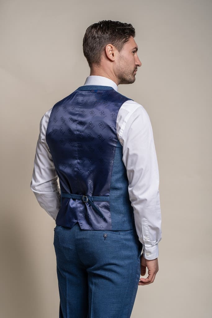 Cavani Blue 3 Piece Suit - Suits