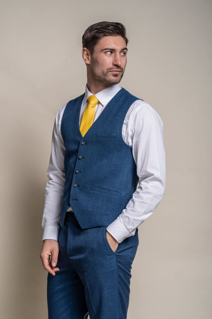 Cavani Blue 3 Piece Suit - Suits