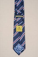 Cavani Blue Stripe Tie Set - Accessories