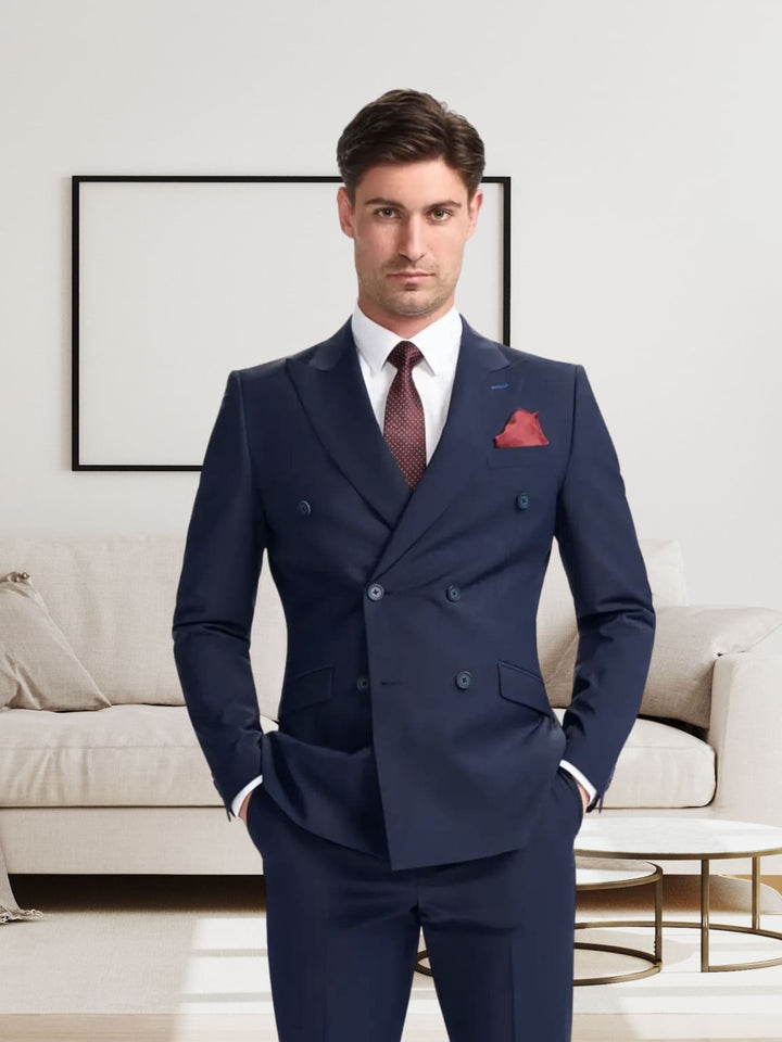 Cavani Bond Navy Double Breasted Blazer Men’s blazer