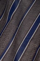 Cavani Brown Stripe Tie Set - Accessories