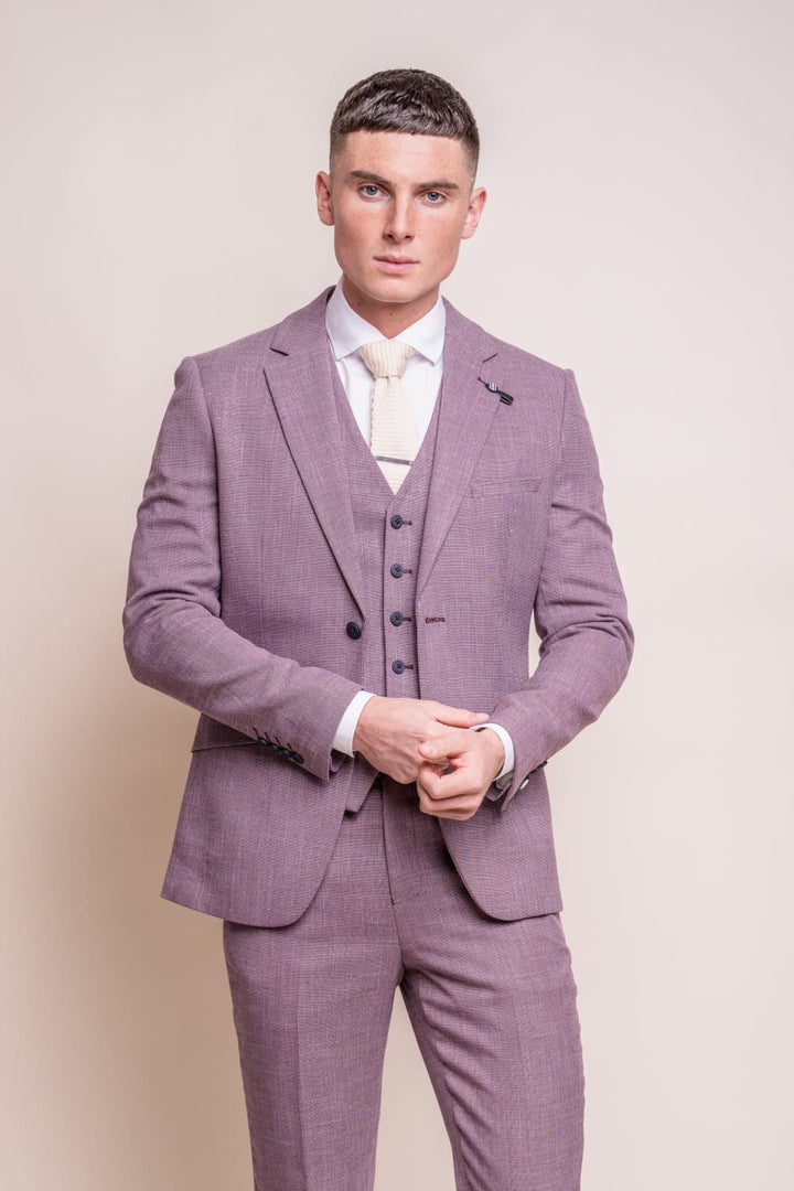 Cavani Classic Miami Lilac Men’s 2 Piece Suit - Suits