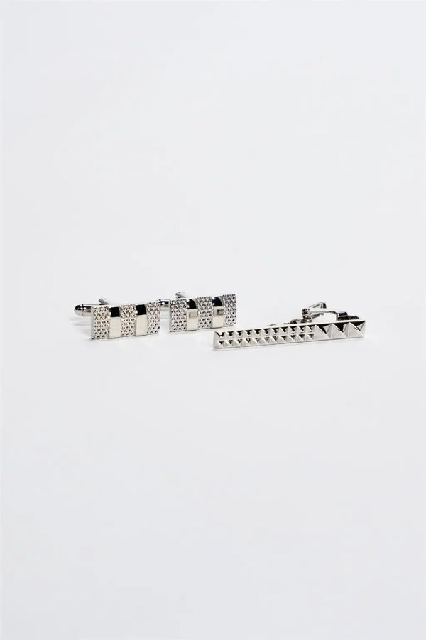 Cavani CV07 Silver Cufflinks - Accessories