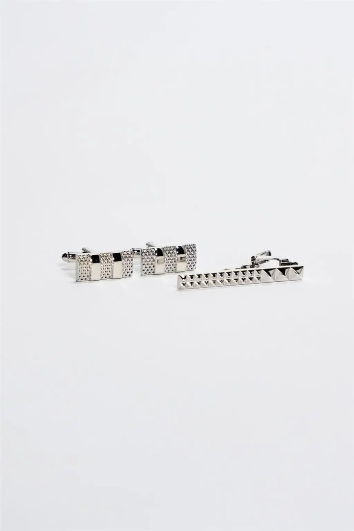 Cavani CV07 Silver Cufflinks - Accessories