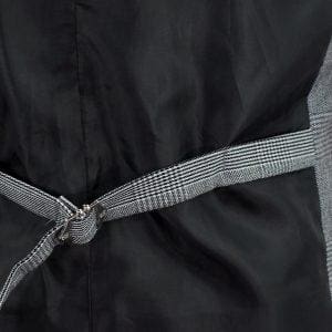 Cavani Flint Grey Check Tweed Waistcoat - Suit & Tailoring