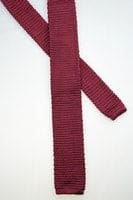 Cavani Knitted Tie Sets - Wine - Accessories