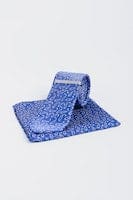 Cavani Light Blue Paisley Tie Set - Accessories