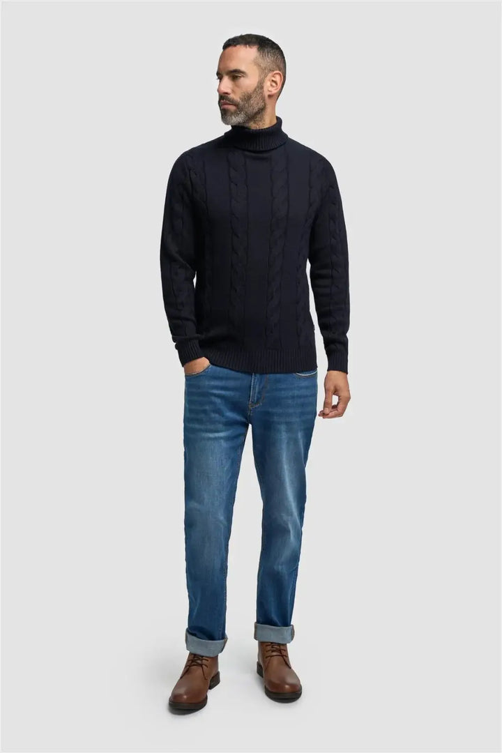Cavani Men’s Archie Rollneck Jumper - Knitwear
