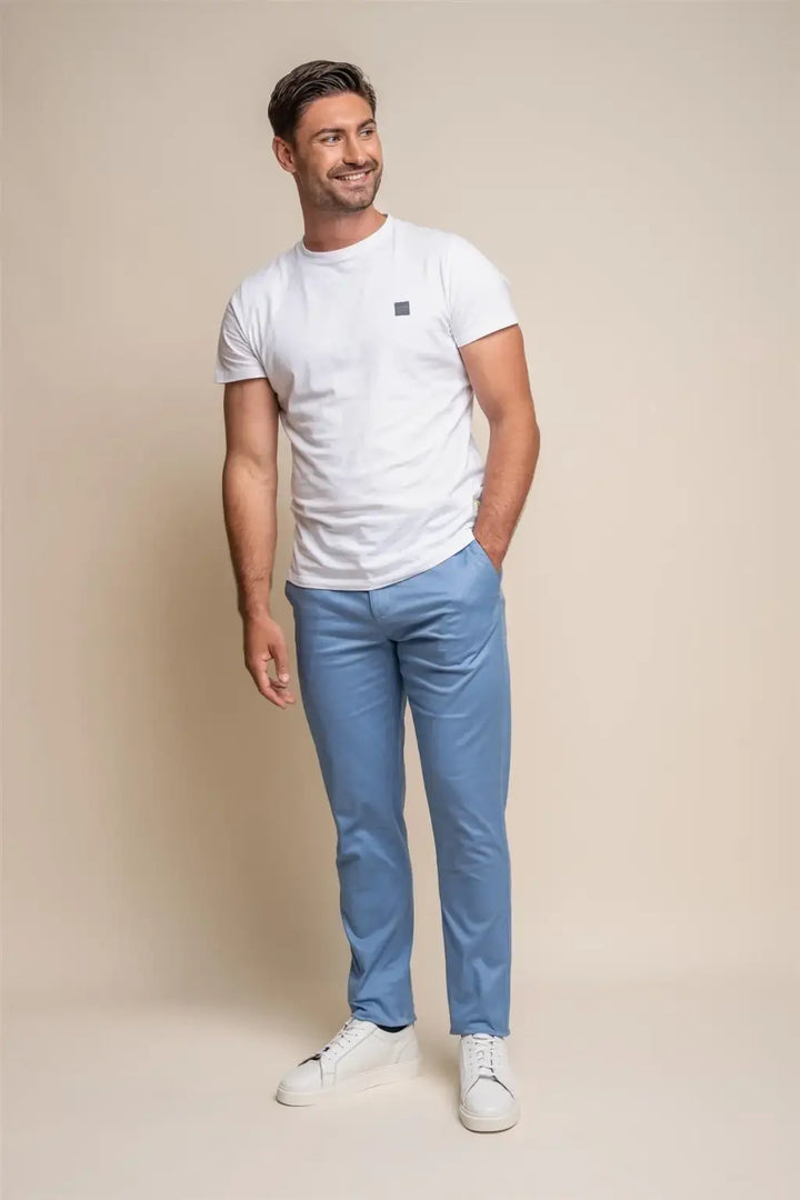 Cavani Men’s Dakota Azure Chino - Pants