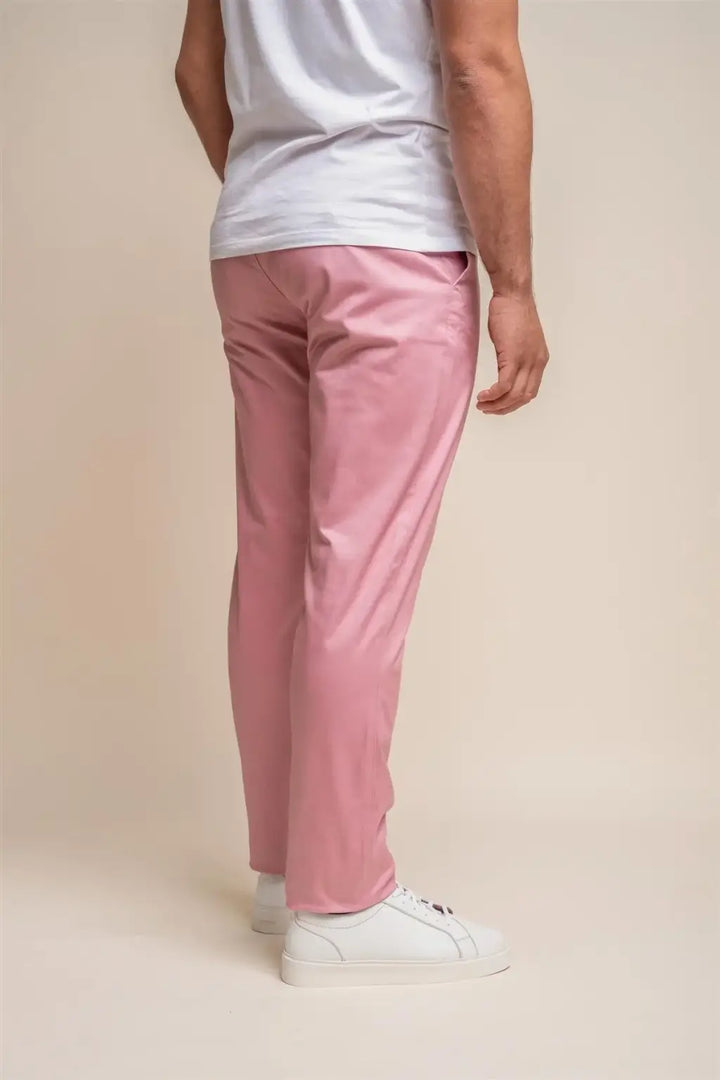 Cavani Men’s Dakota Mauve Chino - Pants