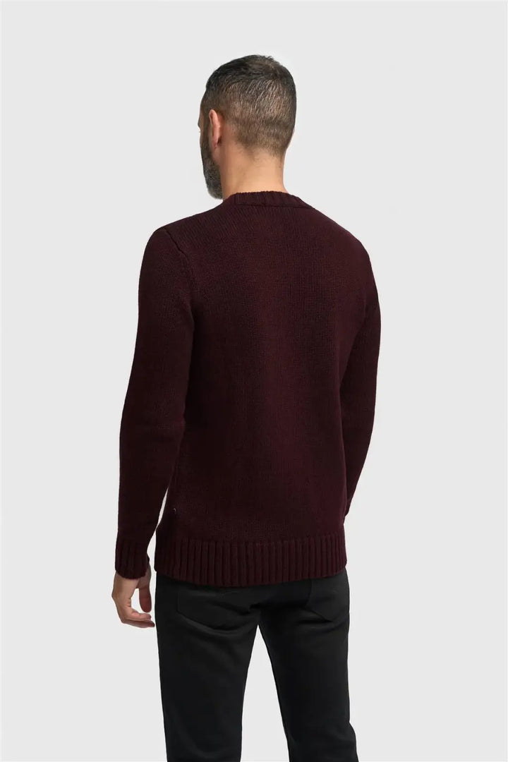 Cavani Men’s Farrel Plain Jumper - Knitwear