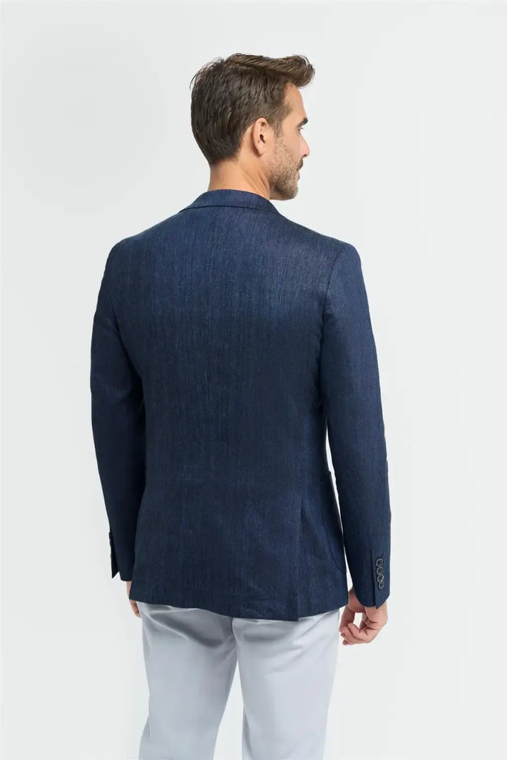Cavani Men’s Luigi Navy Blazer - Suit & Tailoring