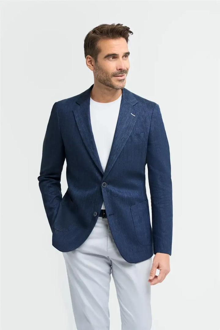 Cavani Men’s Luigi Navy Blazer - 34R - Suit & Tailoring