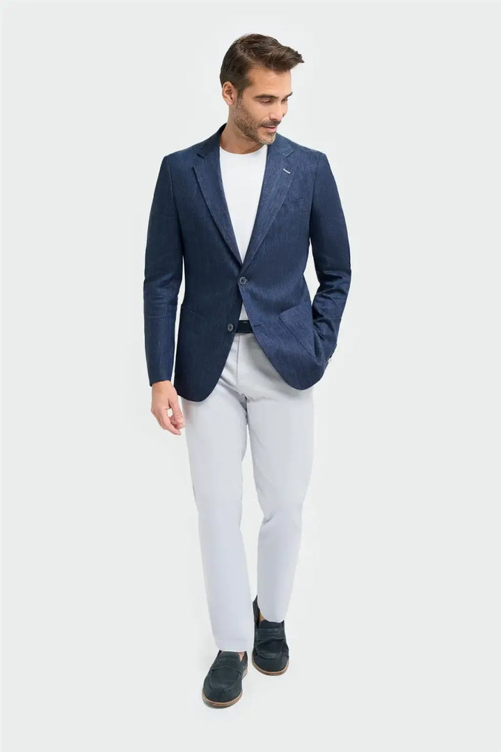 Cavani Men’s Luigi Navy Blazer - Suit & Tailoring