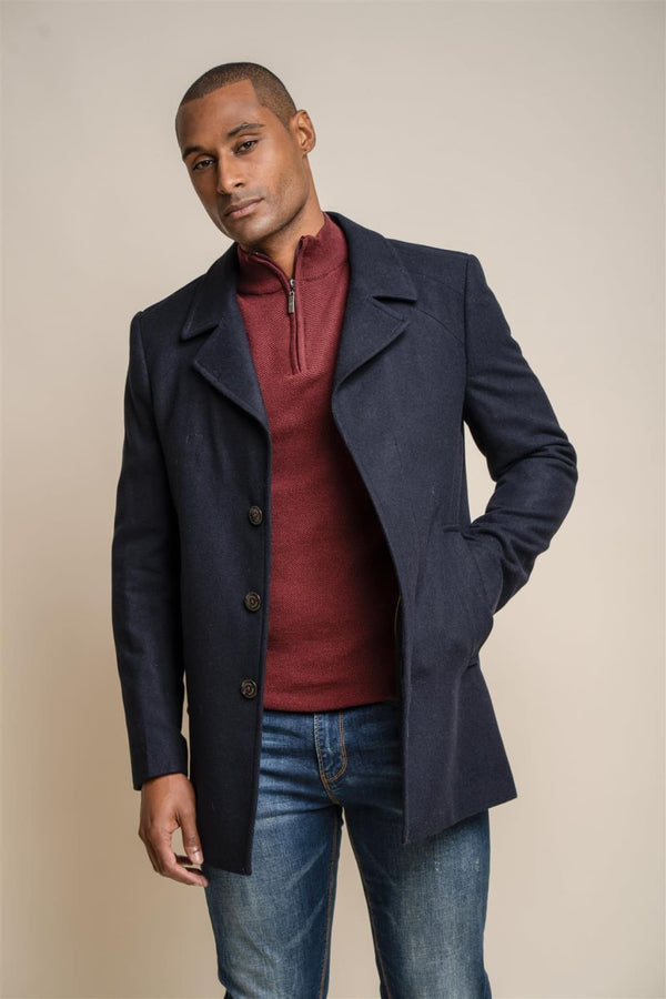 Cavani Men’s Nelson Navy Coats - 36R - Coats