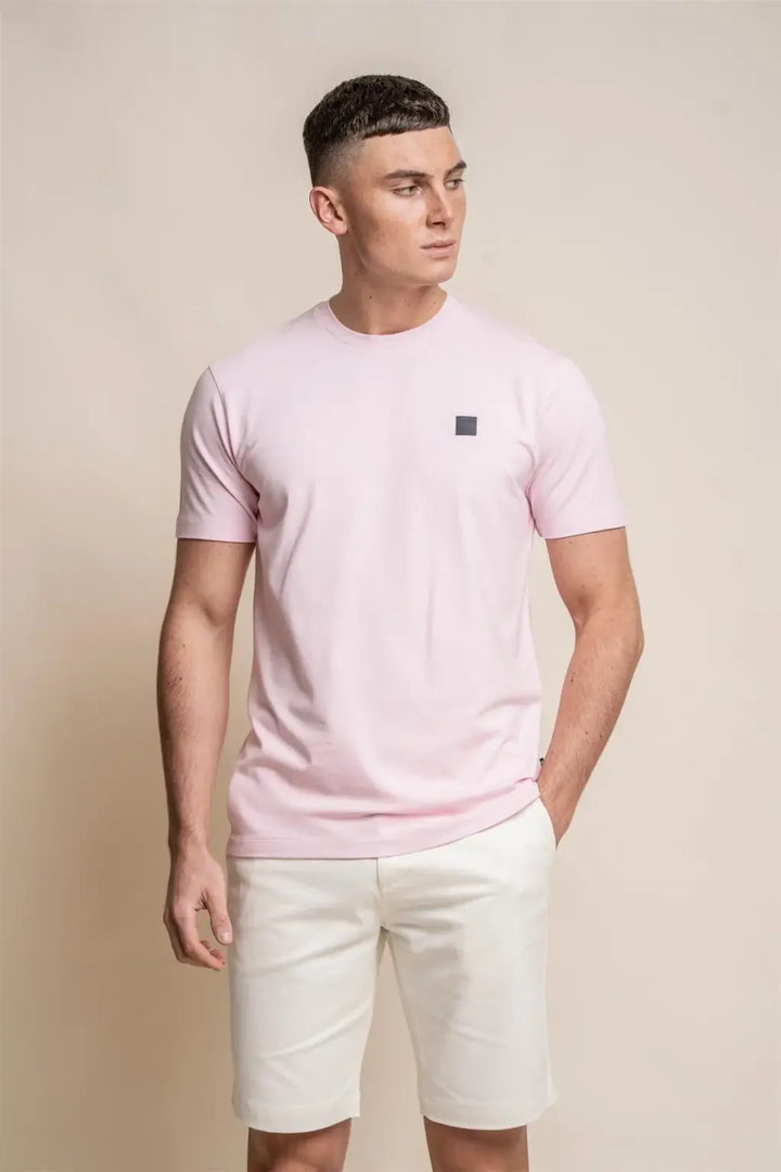 Cavani Men’s Pink Bogart T-Shirt - T-Shirt