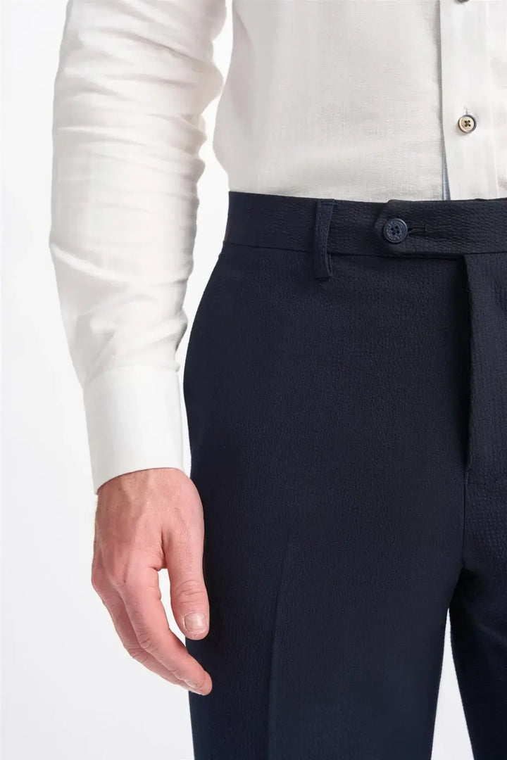 Cavani Men’s Siren Navy Trousers - Suit & Tailoring