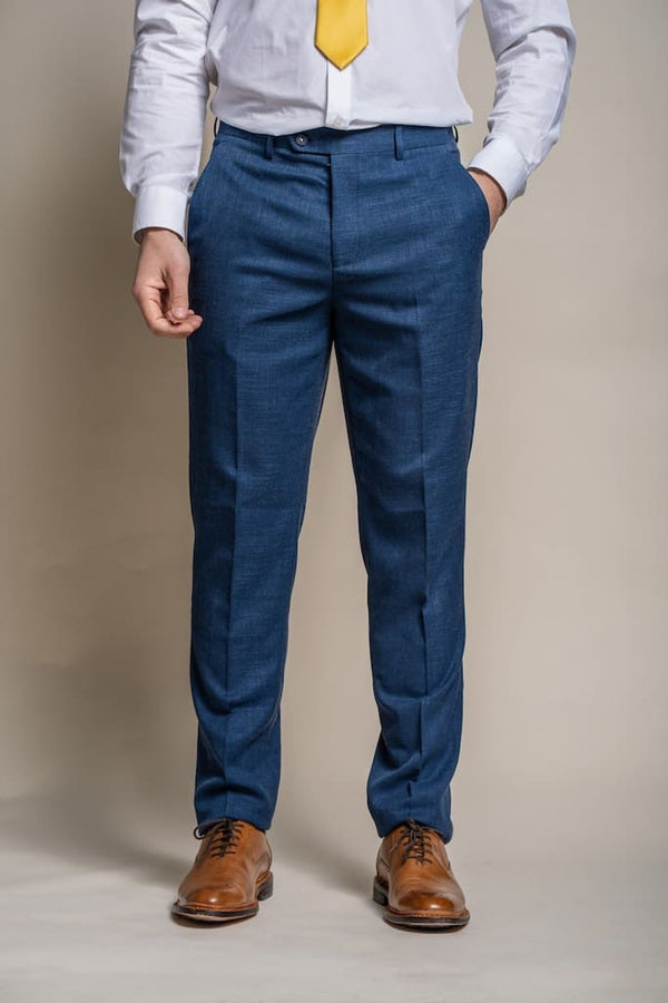 Cavani Miami Men’s Blue Trousers - 28R - Trousers