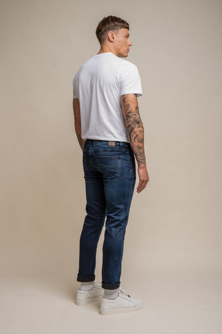 Cavani Milano Blue Denim Jeans - Jeans