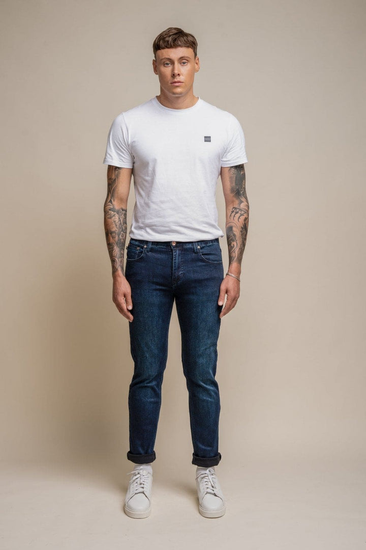 Cavani Milano Blue Denim Jeans - Jeans