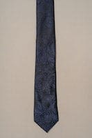 Cavani Navy Paisley Tie Set - Accessories