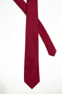 Cavani Plain Wedding Tie Sets - Wine - Accessories