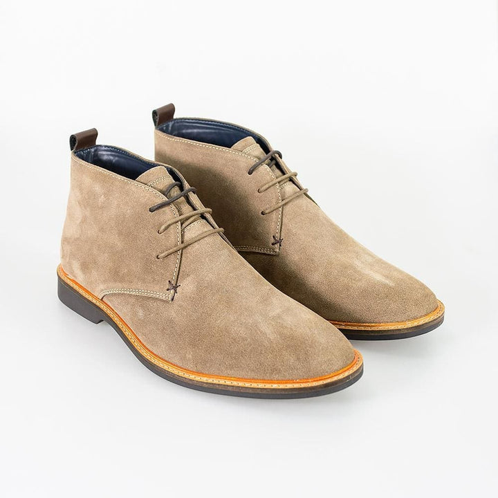 Cavani Sahara Men’s Leather Boots - Sand / UK7 | EU41 - Boots