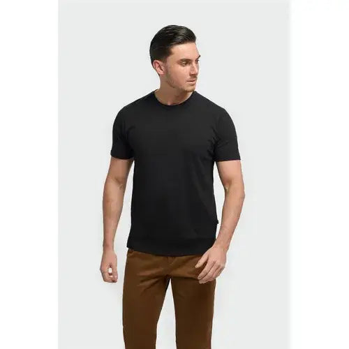 Cavani Sanchez Pure Cotton Stretch Fit Crew Neck T-Shirt - T-Shirt
