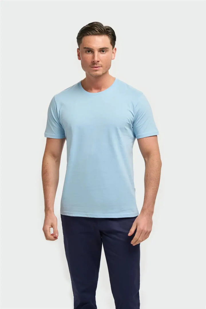 Cavani Sanchez Pure Cotton Stretch Fit Crew Neck T-Shirt - T-Shirt