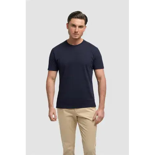 Cavani Sanchez Pure Cotton Stretch Fit Crew Neck T-Shirt - T-Shirt