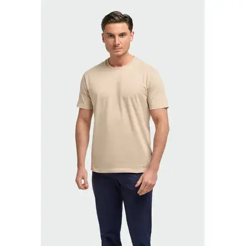 Cavani Sanchez Pure Cotton Stretch Fit Crew Neck T-Shirt - T-Shirt