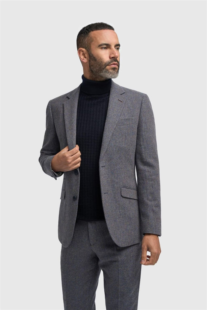 Cavani Thomas Savoy Tweed Blazer - Coats & Jackets