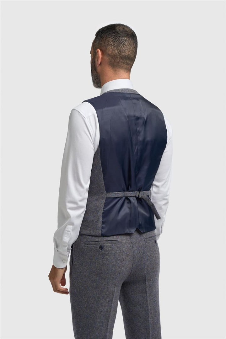 Cavani Thomas Savoy Tweed Waistcoat - Waistcoat