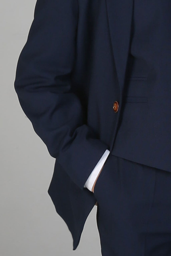 Device - Boy’s Mayfair Navy Three Piece Suit - boys suits