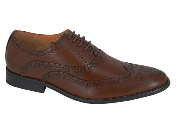 Goor Men’s Brown 5 Eye Brogue Oxford Shoes - UK6 | EU 40 - Shoes