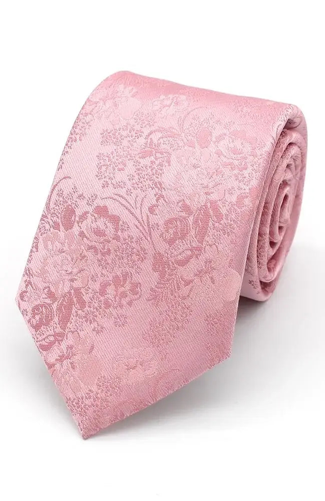 LA Smith Rose Pretty Floral Tie And Hank Set - Accessories