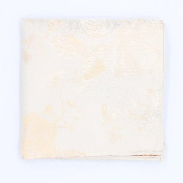 LA Smith Gold On Ecru Large Floral Hank - Accessories