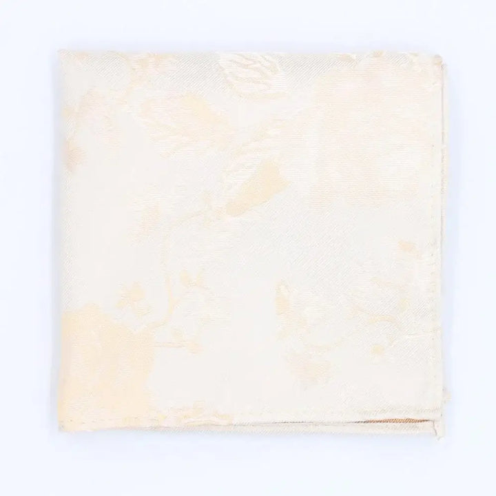LA Smith Gold On Ecru Large Floral Hank - Accessories