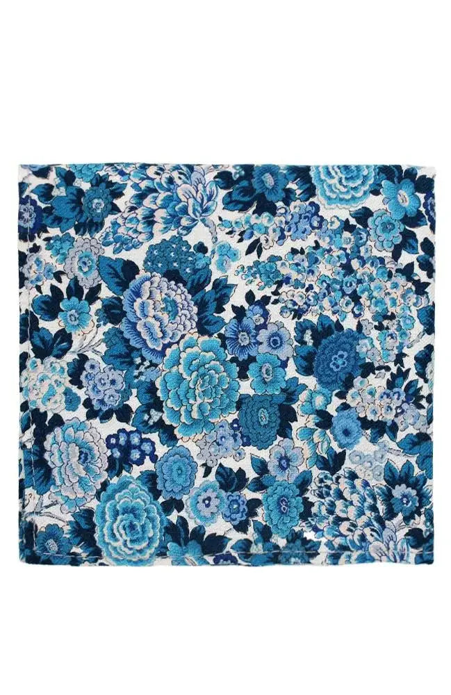 L A Smith Blue Liberty Art Fabric Hank - Accessories