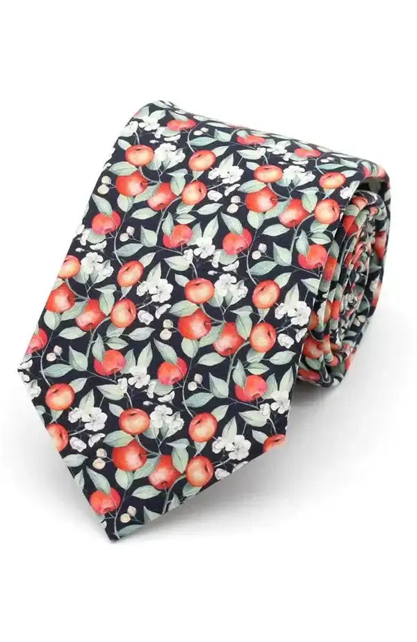 L A Smith Elvington Orchard Tie And Hank Set Made With Liberty Fabric - Accessories