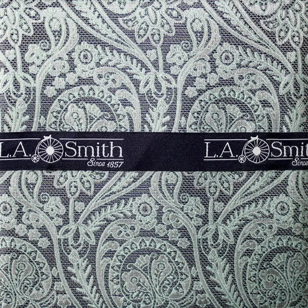 L A Smith Green Grey Paisley Lace Hank - Accessories